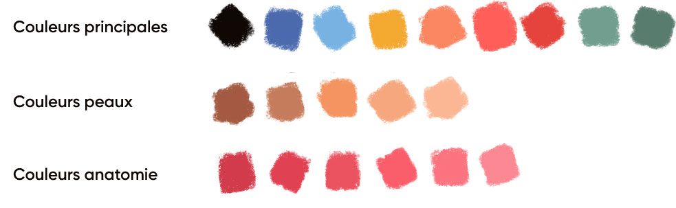Palette de couleurs